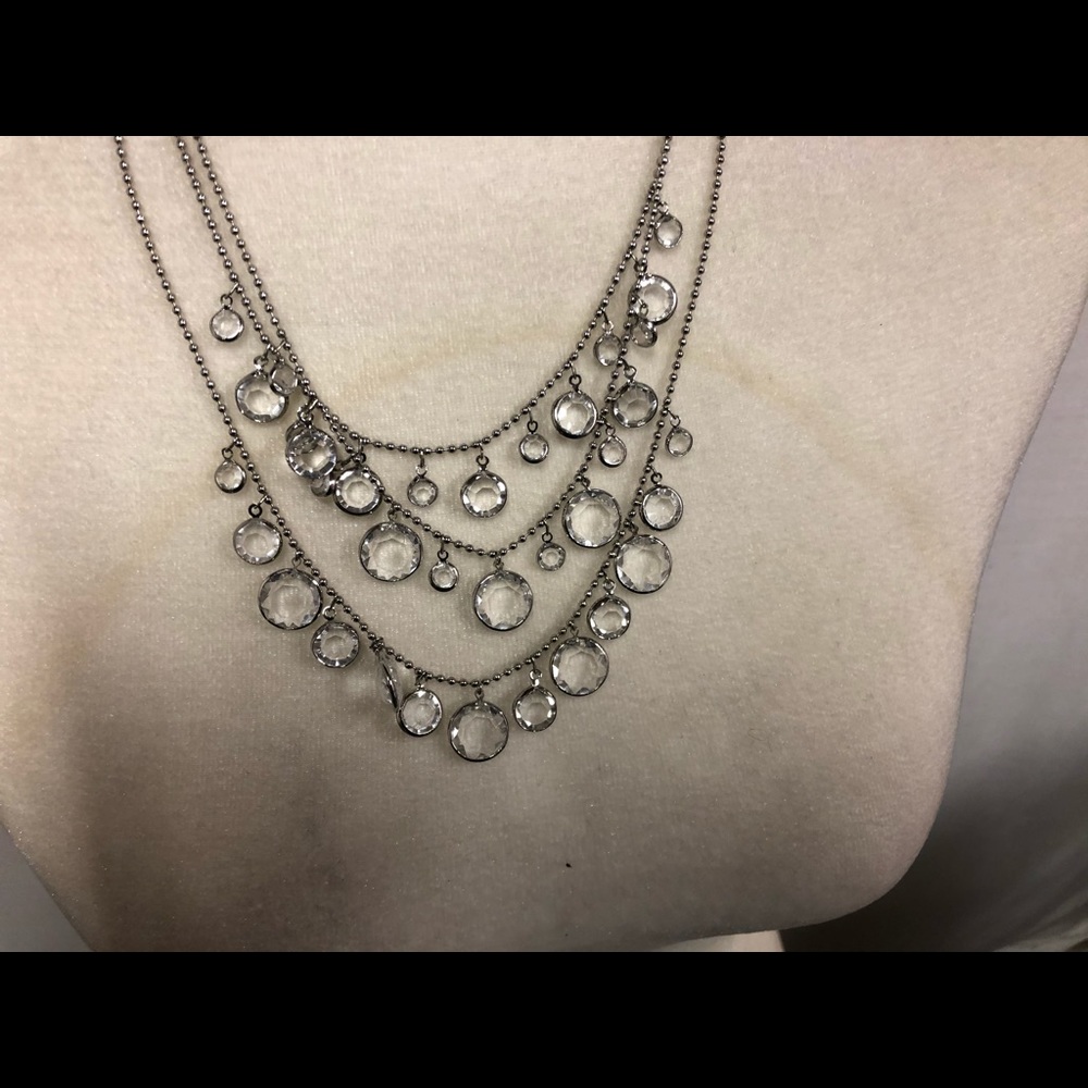 Women’s Multi Strand Faux Stone Necklace